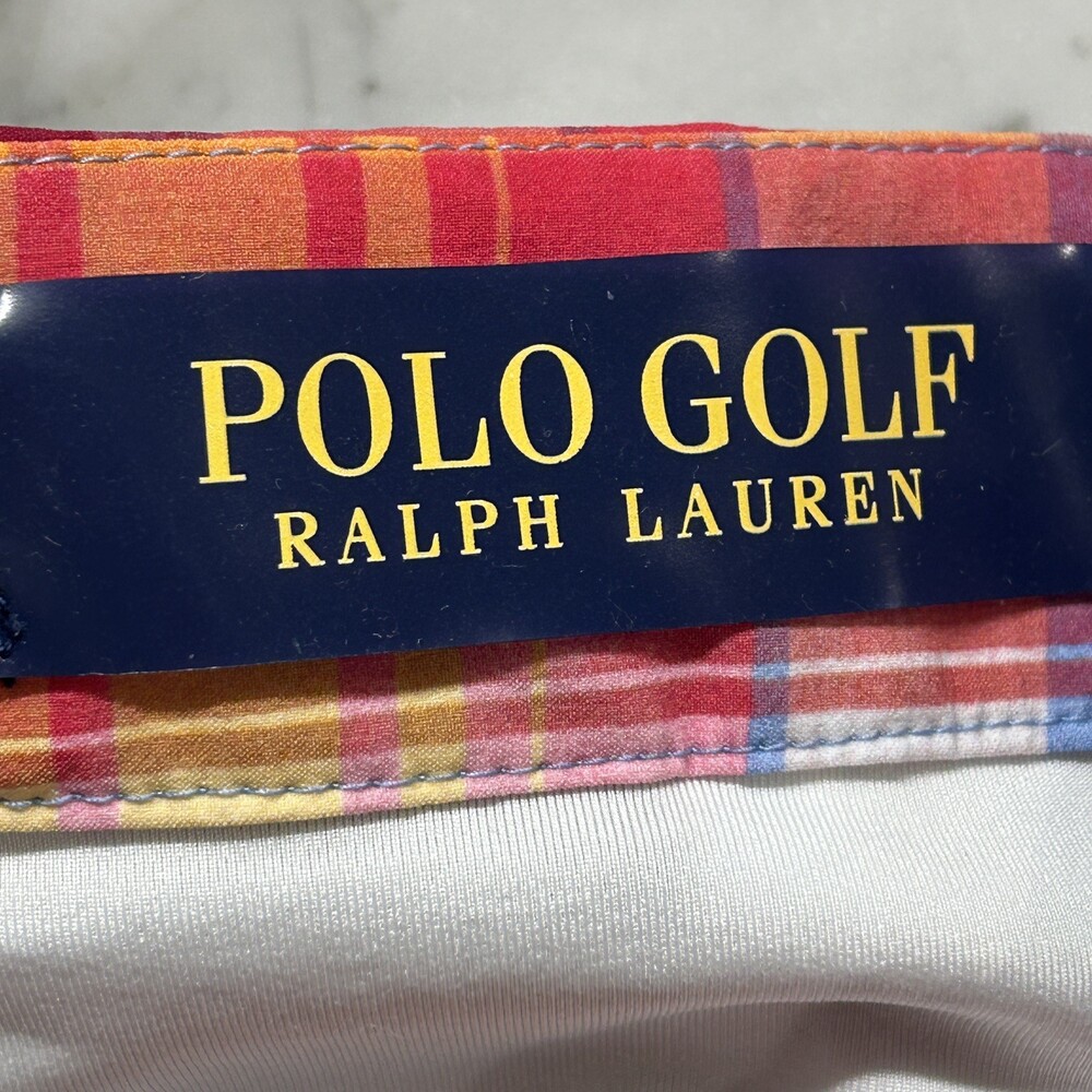 Polo Ralph Lauren Golf Swim Mens 38 Shorts Liner Madras Plaid Preppy Classic - Picture 5 of 13